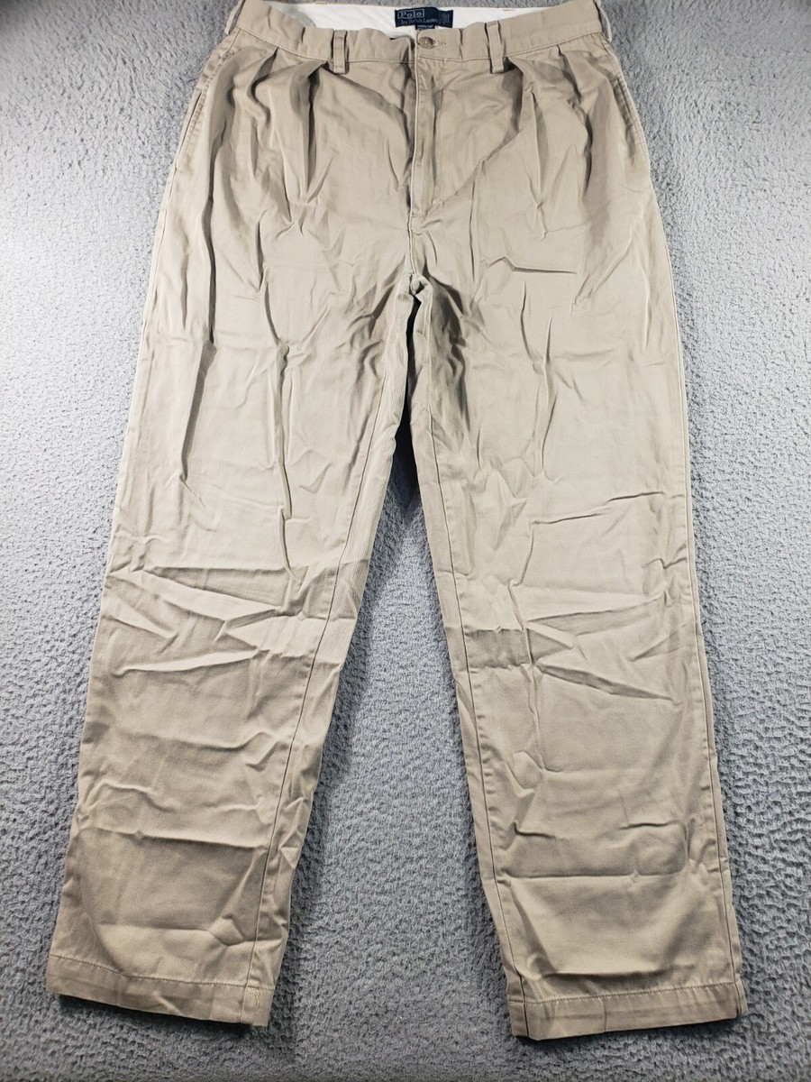 パンツ Polo by Ralph Lauren ANDREW PANT PA013 Vintage Polo Ralph Lauren Andrew Pant Mens 34x29 Beige Tan