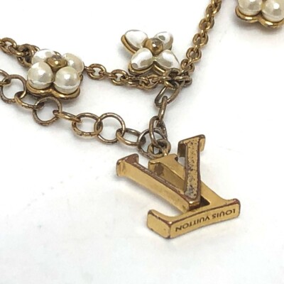 Louis vuitton M0940A GK0233 Floragram Bracelet Gold Ladies
