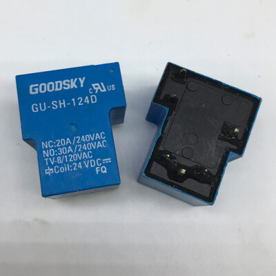 10Pcs GOODSKY GU-SH-124D Power Relay 6 Pins 24VDC