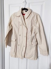 GAP girls tan jacket with red fleece lining - XXL 14-16 I