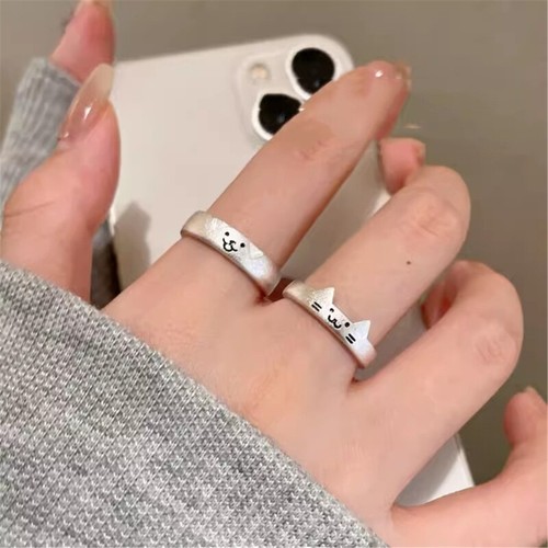 Lightweight Cats Dog Ring Youthful Fashion Accessory Trendy Stackable Jewelry - Picture 7 of 8
