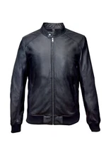 Stylish Men's Leather Fashion Jacket - Premium Genuine Leather, Modern Design,