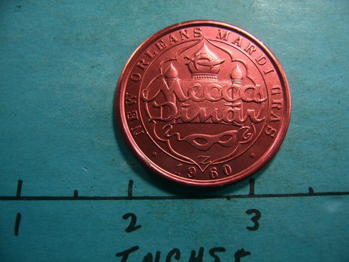 CINDERELLA ALICE IN WONDERLAND WORLD OF FANTASY 1968 VINTAGE MEDALLION COIN D-69 - Picture 2 of 2