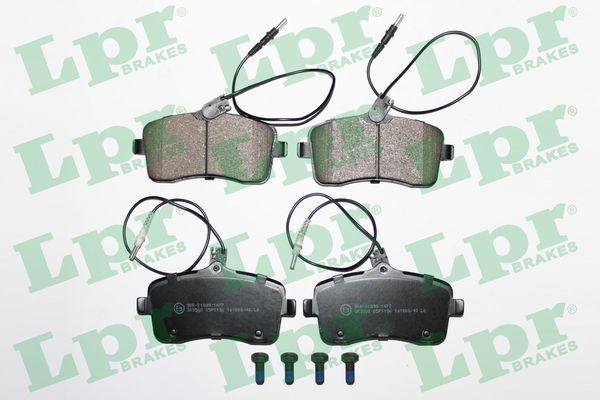 Plaquettes de frein Peugeot 407 1.6 HDi anti-bruit et sans vibrations pour étrier avant
