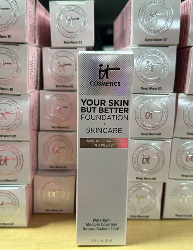 IT Cosmetics Your Skin But Better Foundation + Skincare With Hyaluronic Acid NEW - Picture 1 of 11