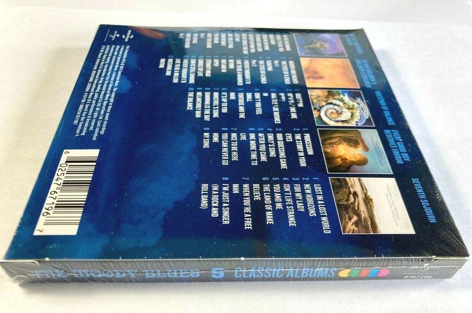 The Moody Blues - 5 Classic Albums - NEW 5 CD Set (sealed)  - Image 4 of 4