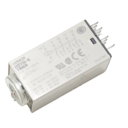 1PC OMRON H3YN H3YN-4 Timer Pre-Owned Free Shipping US Seller