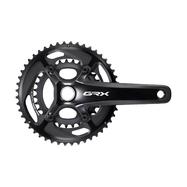 SHIMANO GRX FC-RX810-2 GRAVEL CRANKSET 2x11 SPEED BLACK NEW | eBay