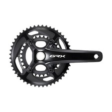 SHIMANO GRX FC-RX810-2 GRAVEL CRANKSET 2x11 SPEED BLACK NEW