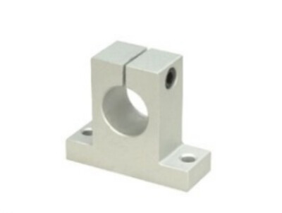 2x SK13 13mm Chrome Linear Rail Shaft Guide Support Bracket/Bearing CNC ...