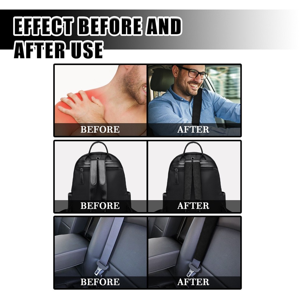 Car Cover Soft Comfort Car Cover Guard Heated Seat Belt Shoulder Strap