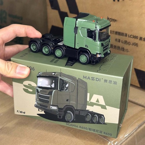 MASSDI 1:64 R650 LKW Traktor Transporter/Militär Hummer H1 Gaz Tiger TANK Legierung Auto Moll Display Erwachsene Geschenk Spielzeug  26