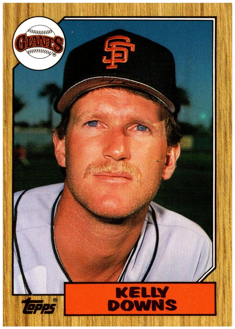 1987 Topps Tiffany Collection   RC #438 Kelly Downs FREE SHIPPING!