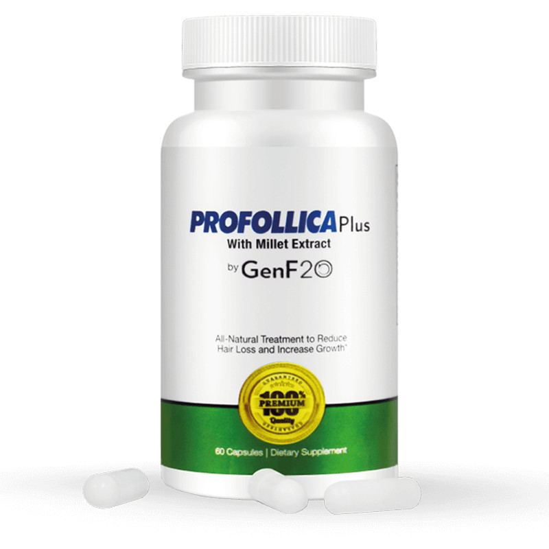 Profollica Plus con extracto de mijo tratamiento totalmente natural para regenerar la pérdida de cabello