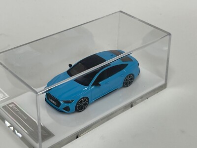 1/64 Motorhelix Audi RS7 Sportback in Baby Blue Limited to 499