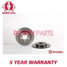 Fits Audi TT 1998-2006 VW Golf 1998-2006 Brake Discs Rear Poppy 1J0615601D