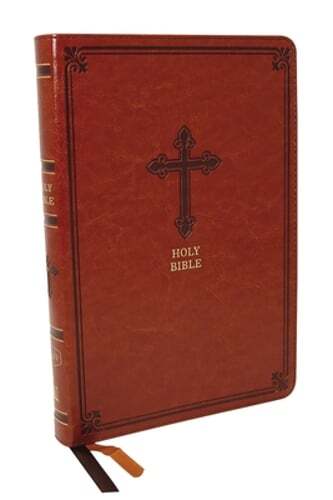 Kjv, Thinline Bible, Leathersoft, Brown, Red Letter Edition, Comfort Print: Used