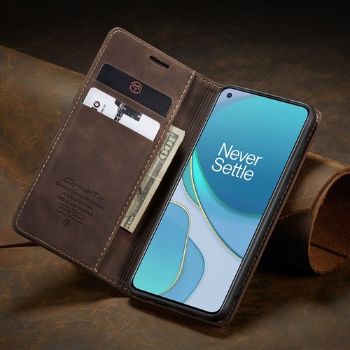 For OnePlus Nord/13/12/11/8T/8/7 Pro Magnetic Wallet Case Leather Flip Cover - Picture 21 of 25