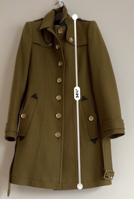 Burberry Brit Didmoore Single Breasted Belted Wool Trench