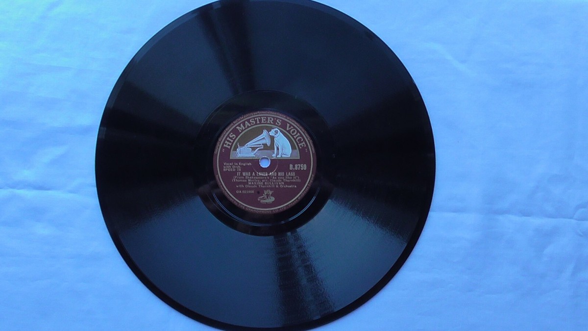 Maxine Sullivan 78rpm Single 10-inch His Masters Voice