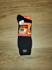 Polar Extreme Thermal Black Socks Men's Size 6-12 New