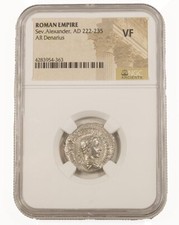 NGC VF Denarius Severus Alexander AD222-235 NGC Ancients Certified Roman T11