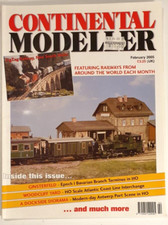 CONTINENTAL MODELLER MAGAZINE - Model Train Enthusiasts February 2005 Volume 27.