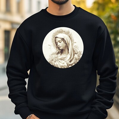 Virgin Mary Sweatshirt Cosy And Perfect For Any Occasion S To 4XL