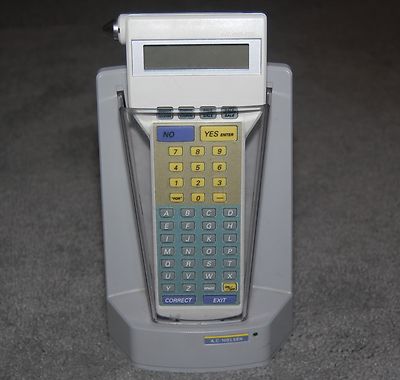 A C Nielsen Homescan Barcode Scanner - Handheld Reader with Docking Station