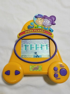 Vintage 1999 Toymax Blaster Learning Series Word Planet Handheld Game - Works!
