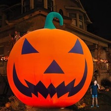 Giant 20Ft Halloween Inflatable Pumpkin Premium Decorations  580w Blower
