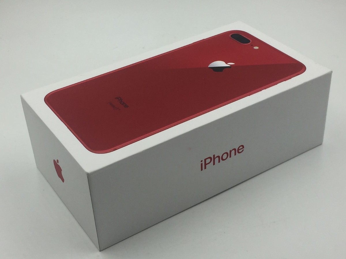 Genuine Apple iPhone 7/8 Plus iPhone 8/7 Empty UK Box Red