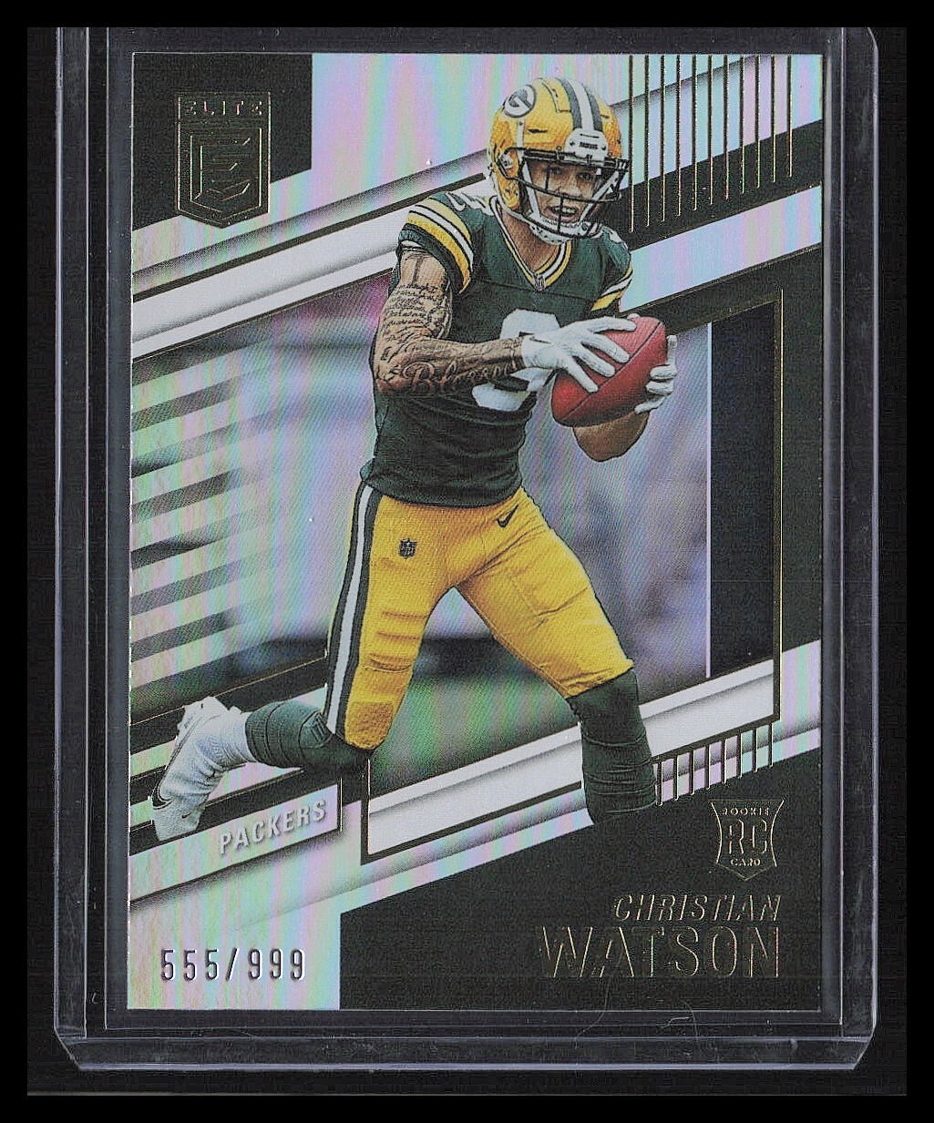 CHRISTIAN WATSON 2022 Donruss Elite Football Rookie 555/999 - Packers