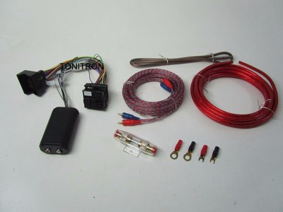 passend für VW Golf 5 6 Touran Subwoofer Verstärker Anschluß Set Kabel High Low 