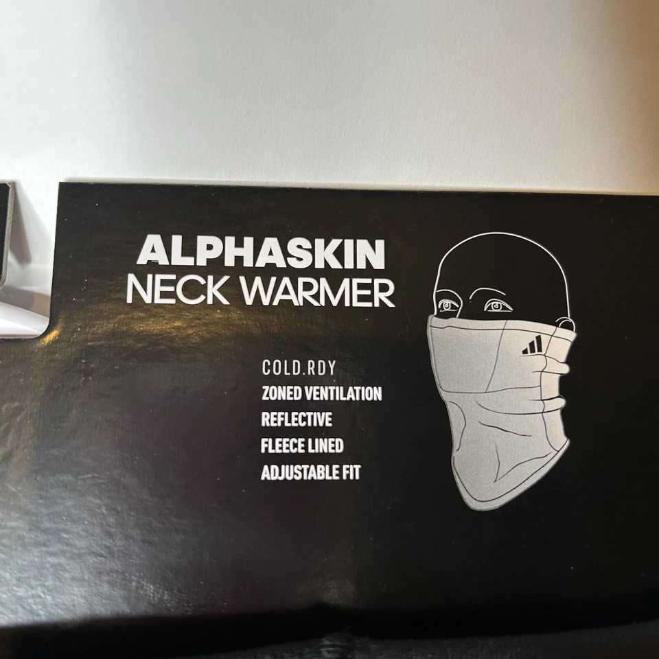 Adidas Aeroready Alphaskin Neck Warmer Unisex Black One Size - Image 2 of 4