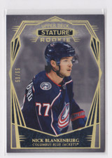 22-23 UD STATURE DESIGN VARIANT ROOKIE PARALLEL/65 NICK BLANKENBURG #198 JACKETS