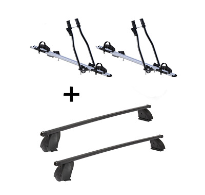 2xFahrradträger SAGITTAR+Dachträger K1M für Merc GLE Coupé C292 5Tür ab15