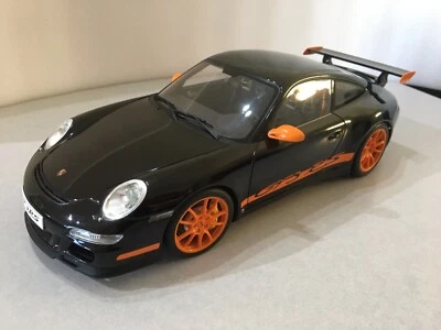 PORSCHE 911 997 GT3 RS Black/Orange Noir/Orange - AUTOART 1/12 : 12116 - Photo 1/4
