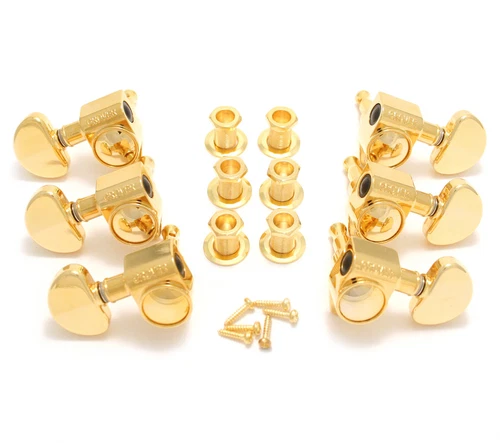 Grover Gold 18:1 Ratio Rotomatic Tuners for Gibson®/Epiphone® Guitar 102-18G