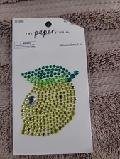 The Paper Studio Paper Crafts BLING LEMON Rhinestone Sticker ST4
