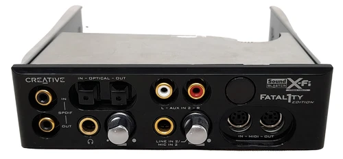 Creative Sound Blaster X-Fi Fatal1ty Edition Desktop Sound Front Panel SB0250
