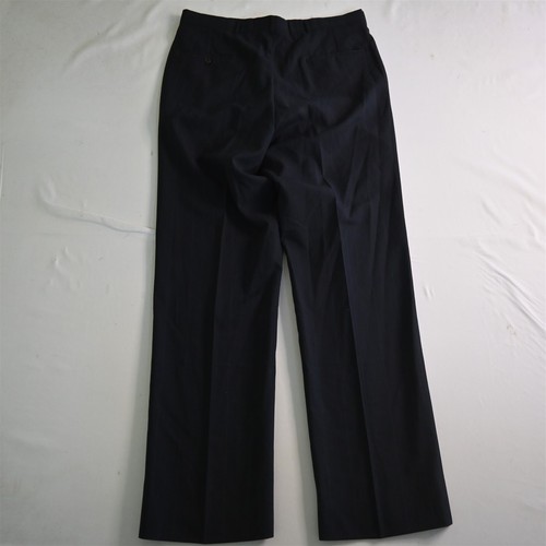 Vintage Hart Schaffner Marx 40L 34x34 Navy Blue Stripe Gold Trumpeter USA Made Suit - Bild 12 von 24