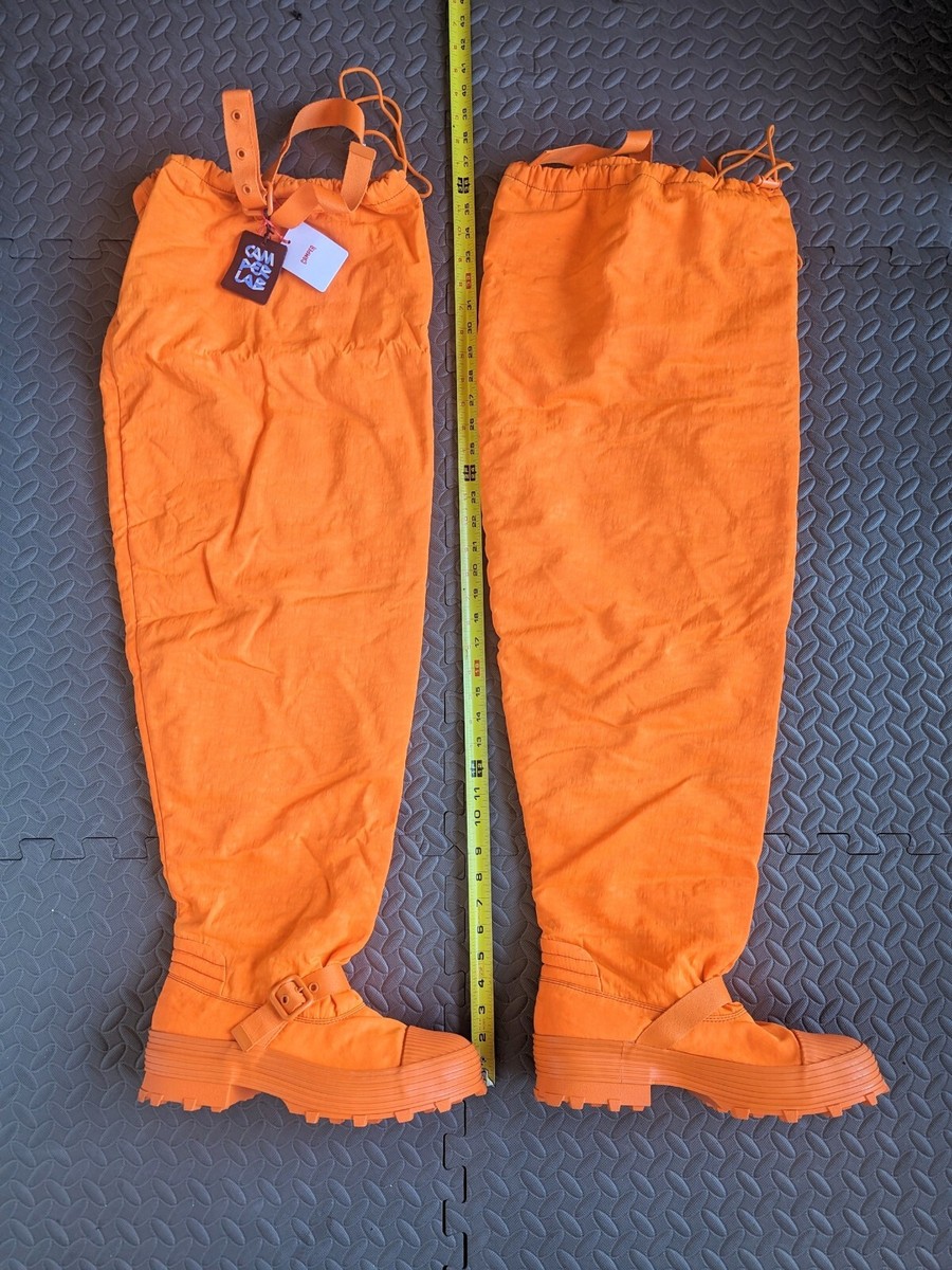 RARE! CamperLab Traktori Above-Knee Boot Orange Vulcanized  display picture 3