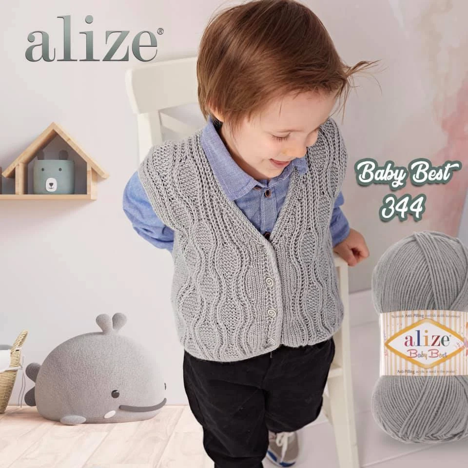 5 x 100 g ALIZE Baby Best Babywolle Antipilling  - Bild 2 von 4