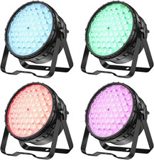 54  4W High CRI Par Light, CRI/RA 90 RGBW 4 in 1 Ultra-Bright LED Stage Lights,