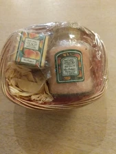 Vintage Ben Rickert Natural Peach Sea Salts And Bath Cube Rare READ