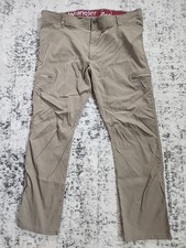 WRANGLER Cargo Casual Performance Pants 44x30 Tan Stretch