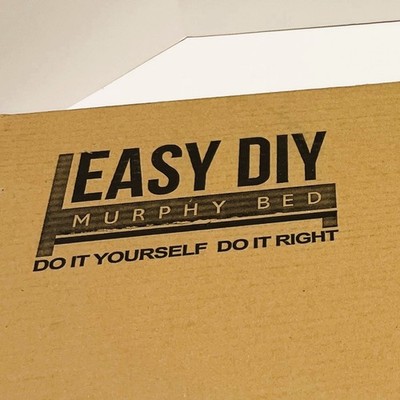 EASY DIY MURPHY BED (Open Box - COMPLETE Hardware KIT) Double Full Vertical
