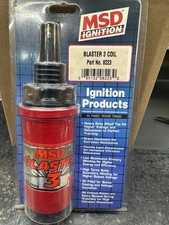 Msd 8223 Ignition Coil Blaster 3 Series 90 Degree Terminalboot Red