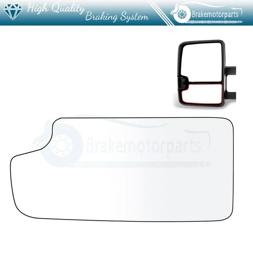 Lower Mirror Glass Towing For 88-98 GMC C/K 1500 2500 3500 Left Side Replacement